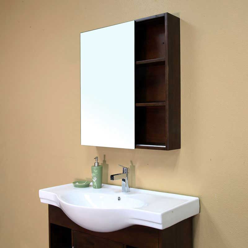 Bellaterra Home Langdon 29.5" x 31.5" Surface Mounted Medicine Cabinet 7