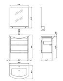 Bellaterra Home Preston Bathroom Mirror 3