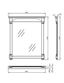 Bellaterra Home Osgood Mirror 2