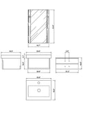 Bellaterra Home Knox 44.9" Single Vanity Set 6