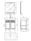 Bellaterra Home Chapman 31.5" Single Vanity Set 9