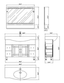 Bellaterra Home Stoddard 48" Single Vanity Set 6