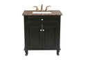 Bellaterra Home Dorchester 32" Single Vanity Set