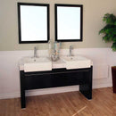 Bellaterra Home Essex 57.75" Double Vanity Set