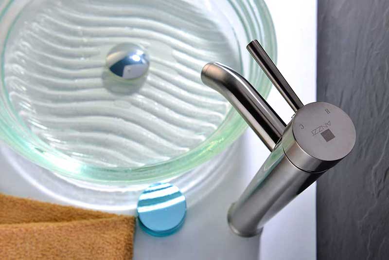 Anzzi Fann Single Handle Vessel Sink Faucet in Brushed Nickel 4
