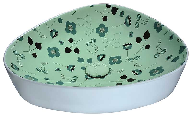 Anzzi Franco Series Ceramic Vessel Sink in Mint Green LS-AZ262 3