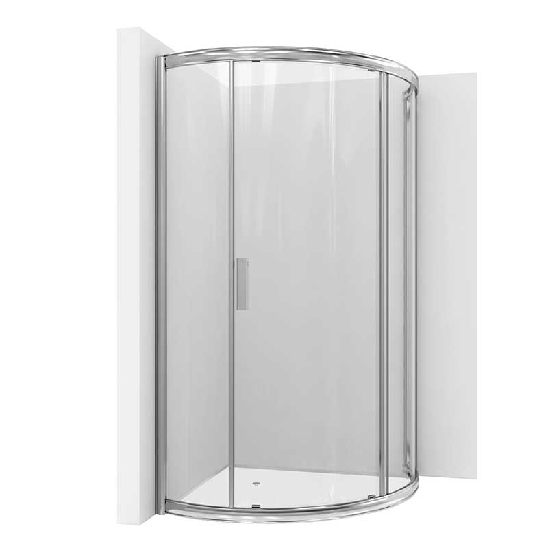 Anzzi Baron Series 39 in. x 74.75 in. Framed Sliding Shower Door in Polished Chrome SD-AZ01-01CH 4