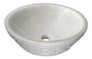Anzzi Nora Natural Stone Vessel Sink in White Marble LS-AZ8232