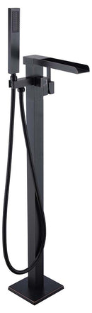 Anzzi Union Series Freestanding Bathtub Faucet in Oil Rubbed Bronze FS-AZ0059ORB
