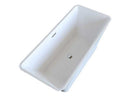 Anzzi Arden 5.5 ft. Acrylic Freestanding Non-Whirlpool Bathtub in White and Dawn Series Faucet in Chrome 2