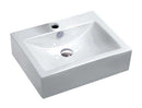 Anzzi Vitruvius Series Ceramic Vessel Sink in White