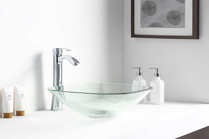 Anzzi Story Series Deco-Glass Vessel Sink in Lustrous Clear LS-AZ8119 7
