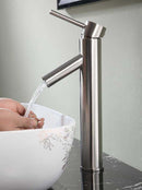 Anzzi Valle Single Hole Single Handle Bathroom Faucet in Brushed Nickel L-AZ111BN 3