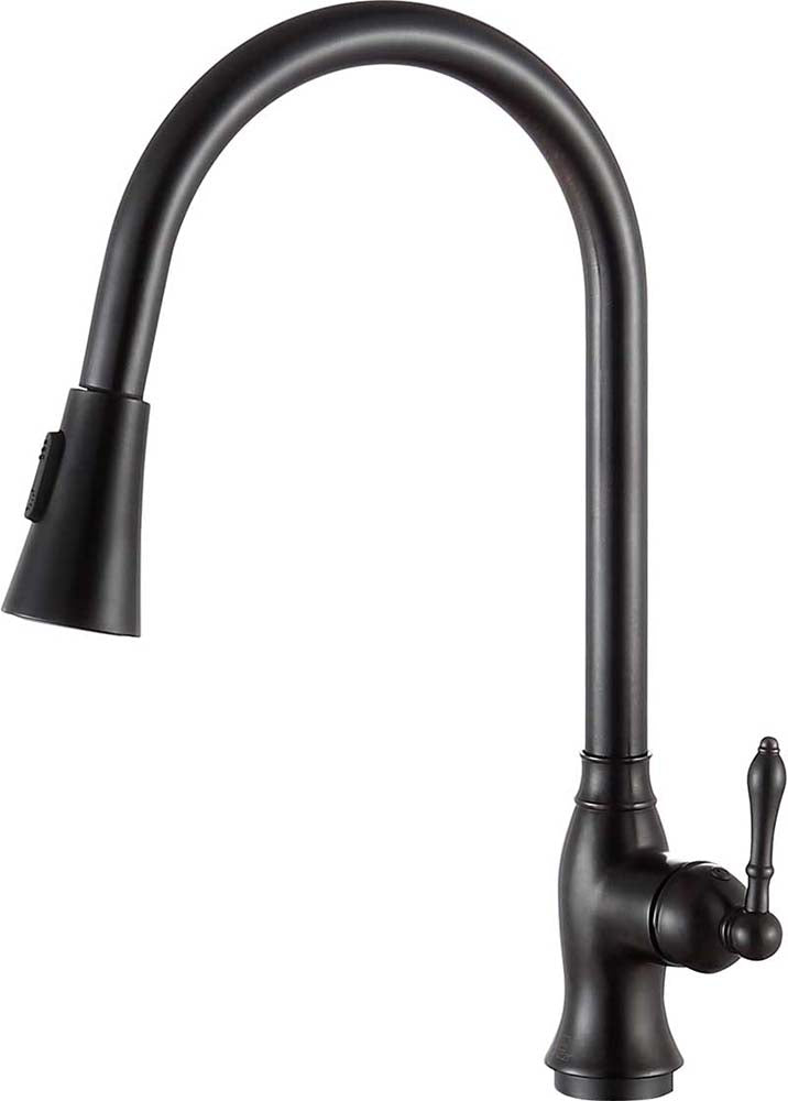 Anzzi Rodeo Single-Handle Pull-Out Sprayer Kitchen Faucet in Oil Rubbed Bronze KF-AZ214ORB 20