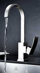 Anzzi VANGUARD Undermount Stainless Steel 30 in. 0-Hole Kitchen Sink and Faucet Set with Opus Faucet in Brushed Nickel 3