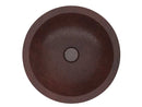 Anzzi Antakya 16 in. Drop-in Round Bathroom Sink in Hammered Antique Copper BS-005 5