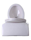 Anzzi Kame 2-piece 1.28 GPF Single Flush Elongated Toilet in White