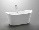 Anzzi Eft Series 5.58 ft. Freestanding Bathtub in White FT-AZ096 5