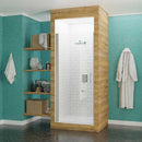 Anzzi Lancer 29 in. x 72 in. Semi-Frameless Shower Door with TSUNAMI GUARD in Brushed Nickel SD-AZ051-02BN 3