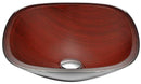 Anzzi Cansa Series Deco-Glass Vessel Sink in Rich Timber