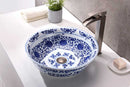 Anzzi Satui Series Vessel Sink in Décor White LS-AZ8205 2