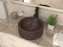 Anzzi Triens 16 in. Handmade Vessel Sink in Hammered Antique Copper BS-013 3