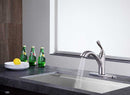 Anzzi Navona Single-Handle Pull-Out Sprayer Kitchen Faucet in Brushed Nickel KF-AZ206BN 9