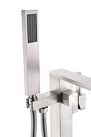 Anzzi Angel 2-Handle Claw Foot Tub Faucet with Hand Shower in Brushed Nickel FS-AZ0044BN 11