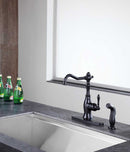 Anzzi Highland Single-Handle Standard Kitchen Faucet with Side Sprayer in Oil Rubbed Bronze KF-AZ224ORB 6