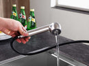 Anzzi Del Acqua Single-Handle Pull-Out Sprayer Kitchen Faucet in Brushed Nickel KF-AZ204BN 8