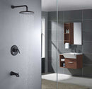 Anzzi Meno Series Single-Handle 1-Spray Tub and Shower Faucet in Oil Rubbed Bronze