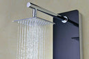 Anzzi Melody 59 in. 6-Jetted Full Body Shower Panel with Heavy Rain Shower and Spray Wand in Black Deco-Glass 7
