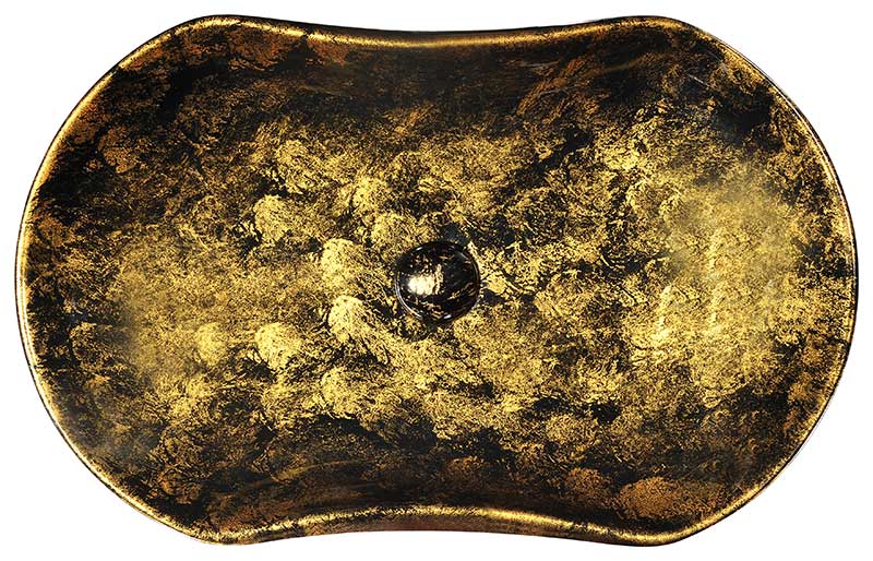 Anzzi Apollo Gold Ceramic Vessel Sink in Apollo Gold Finish LS-AZ239 2