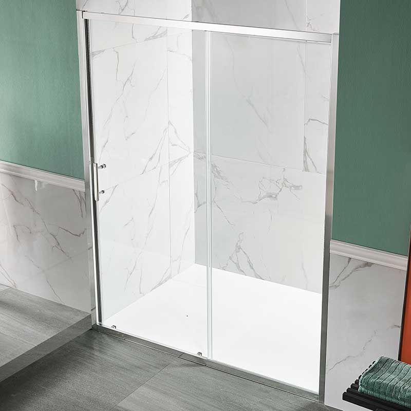 Anzzi Halberd 60 in. x 72 in. Framed Shower Door with TSUNAMI GUARD in Polished Chrome SD-AZ052-02CH 7