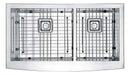 Anzzi ELYSIAN Series 36 in. Farm House 60/40 Dual Basin Handmade Stainless Steel Kitchen Sink 3