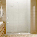 Anzzi Longboat Series 60 in. x 76 in. Semi-Frameless Shower Door with TSUNAMI GUARD in Polished Chrome SD-AZ055-01CH 4