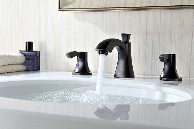 Anzzi Sonata Series 2-Handle Bathroom Sink Faucet in Oil Rubbed Bronze 2