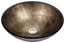 Anzzi Stellar Series Deco-Glass Vessel Sink in Platinum Storm
