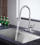 Anzzi Rodeo Single-Handle Pull-Out Sprayer Kitchen Faucet in Brushed Nickel KF-AZ214BN 11
