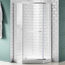 Anzzi Castle Series 49 in. x 72 in. Semi-Frameless Shower Door with TSUNAMI GUARD in Brushed Nickel SD-AZ056-01BN 2