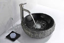 Anzzi Dragons Ash Vessel Sink in Mandy Black 2