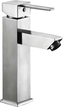 Anzzi Pygmy Single Hole Single Handle Bathroom Faucet in Brushed Nickel L-AZ112BN