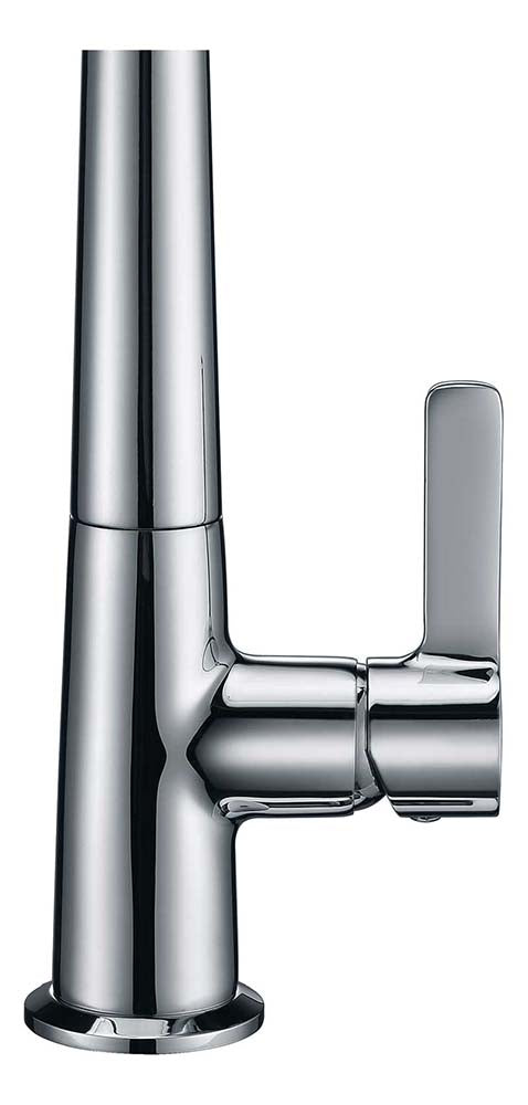 Anzzi Orbital Single Handle Pull-Down Sprayer Kitchen Faucet in Polished Chrome KF-AZ186CH 16