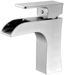 Anzzi Forza Series Single Handle Bathroom Sink Faucet in Brushed Nickel