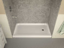 Anzzi Tier 32 x 60 in. Right Drain Single Threshold Shower Base in White SB-AZ03RD 3