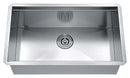 Anzzi Aegis Undermount Stainless Steel 30 in. 0-Hole Single Bowl Kitchen Sink with Cutting Board and Colander K-AZ3018-1Ac 7