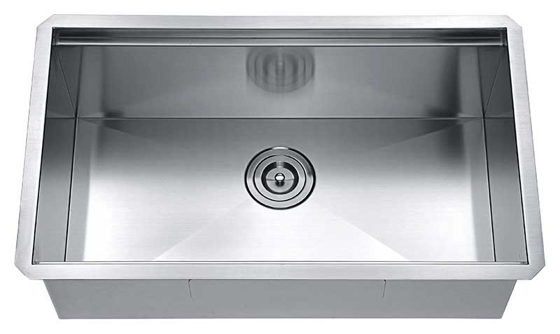 Anzzi Aegis Undermount Stainless Steel 30 in. 0-Hole Single Bowl Kitchen Sink with Cutting Board and Colander K-AZ3018-1Ac 7