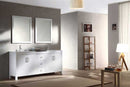 Ariel Hanson 72" Double Sink Vanity Set in White 2