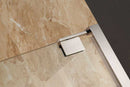 Anzzi Duke 48 in. x 72 in. Semi-Frameless Pivot Shower Door in Brushed Finish with Handle SD-AZ04BBH-R 6