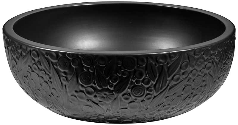 Anzzi Tara Series Ceramic Vessel Sink in Black LS-AZ8195 4